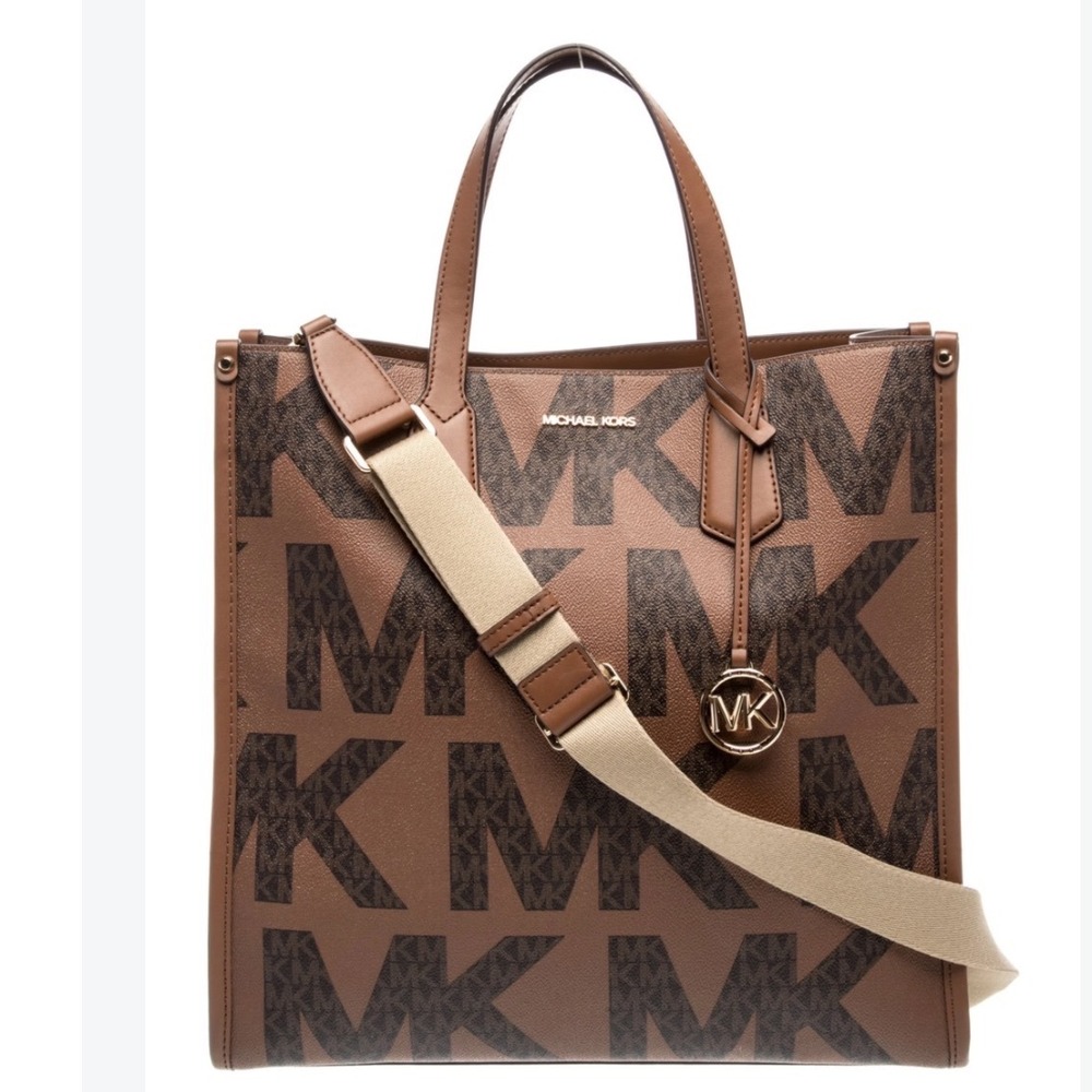 Michael Kors Vintage Y2K Maple Large Signature Logo Tote Bag Purse